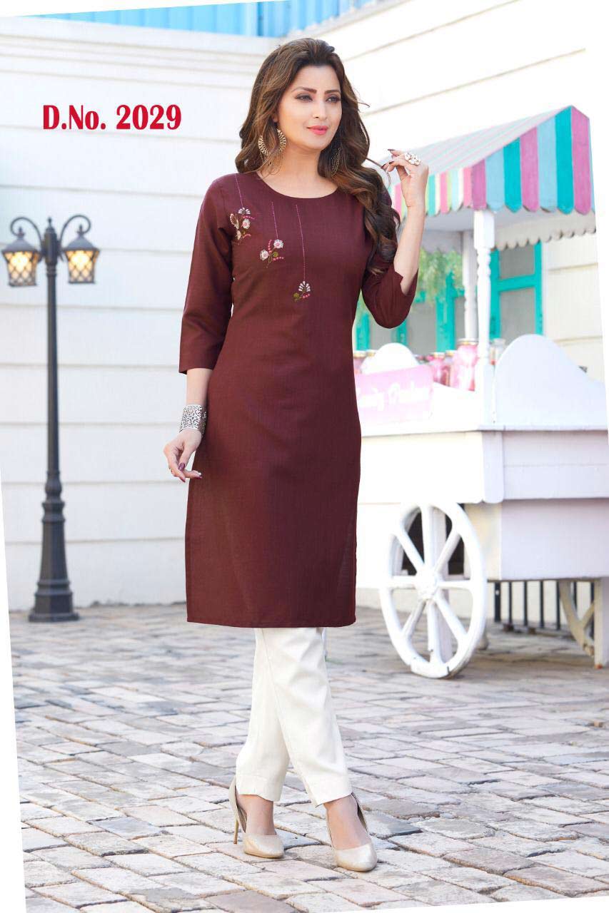 Ruby Vol-2 Wholesale Cotton Kurtis Catalog Ruby Vol-2 Wholesale Cotton Kurtis Catalog